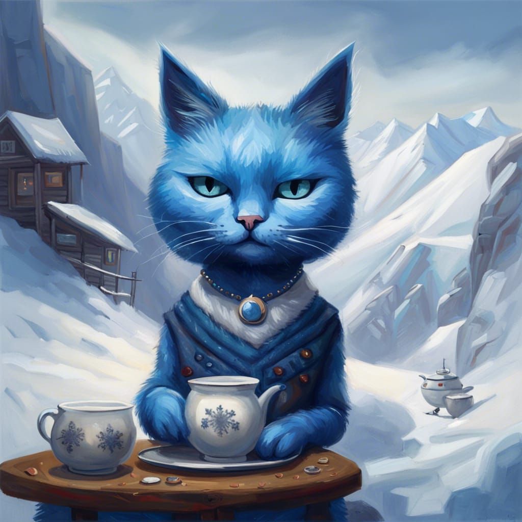 Winter cat 💙
