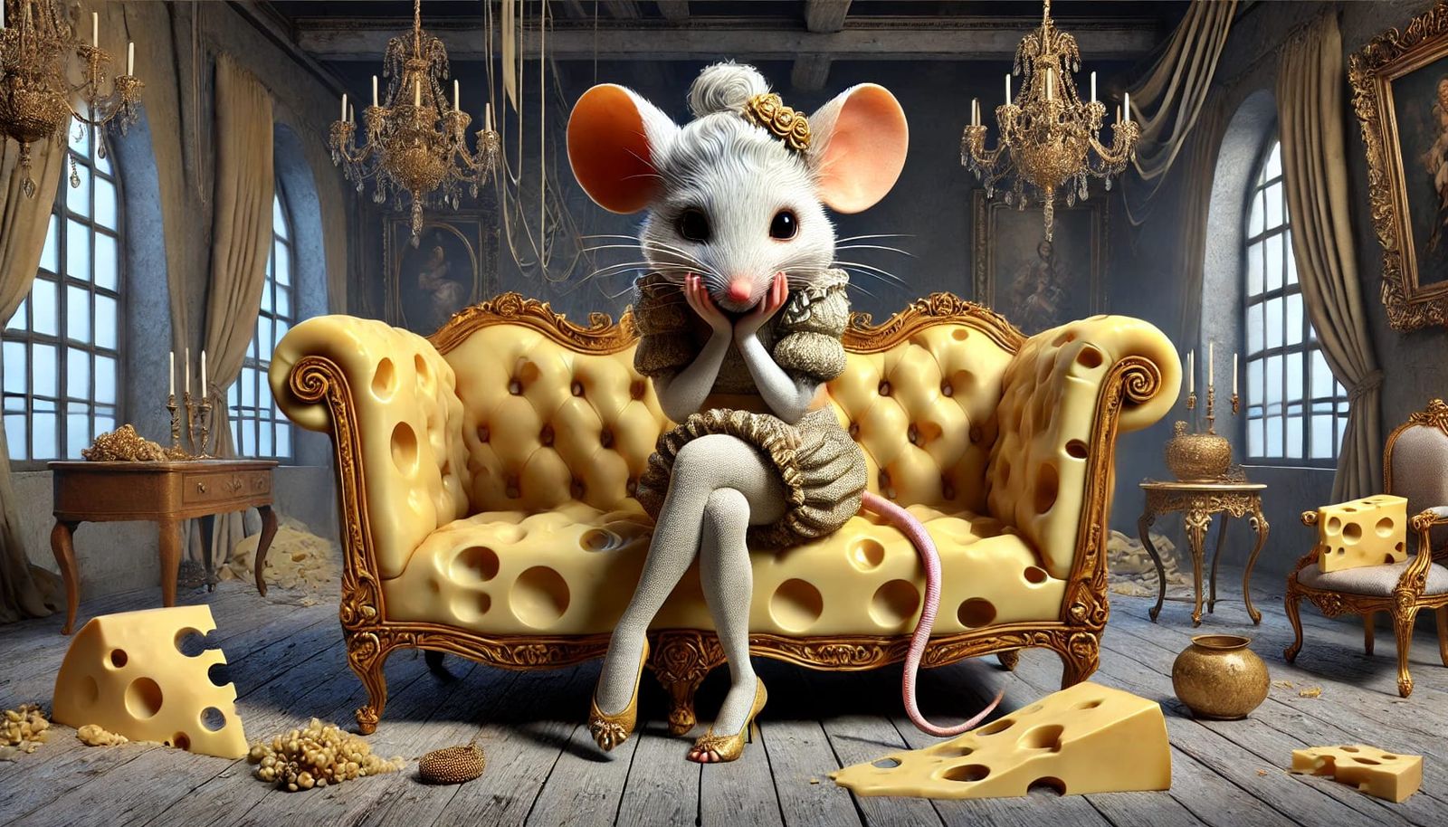 Demoiselle Shy Rodentia #2