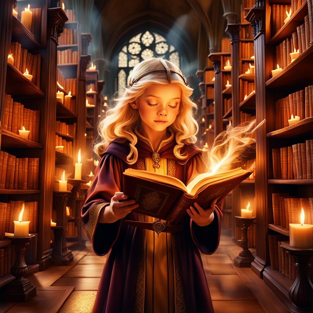 Wizard girl  by @VLG1990