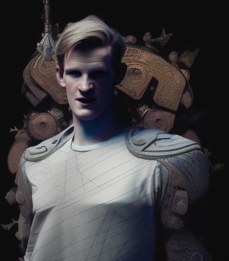 "Matt Smith", 8k resolution concept art portrait by Greg Rut...