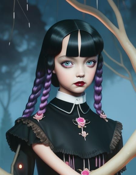 Fanart of Wednesday Addams : r/AddamsFamily