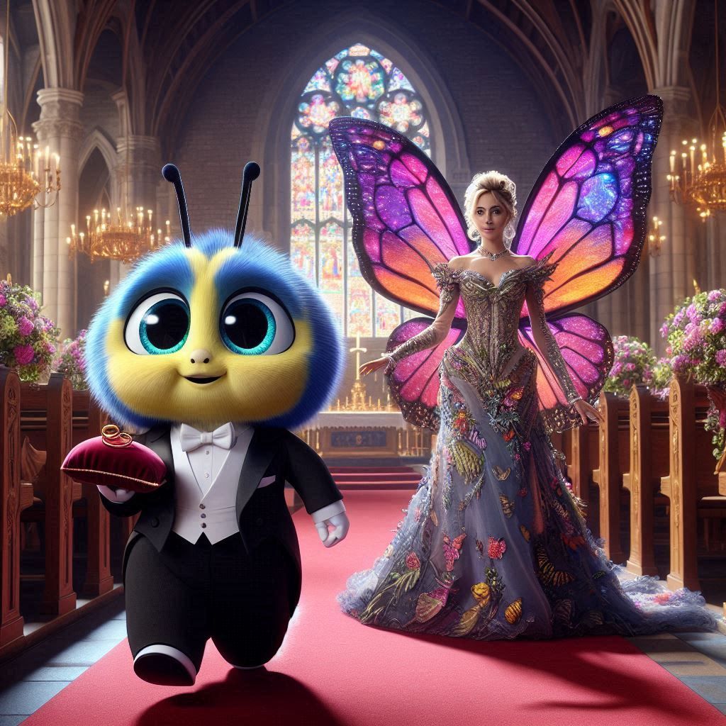 Excited to be carrying the rings for mom