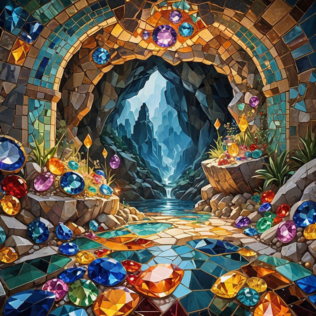 Landscape of gems  by @Tilted25
