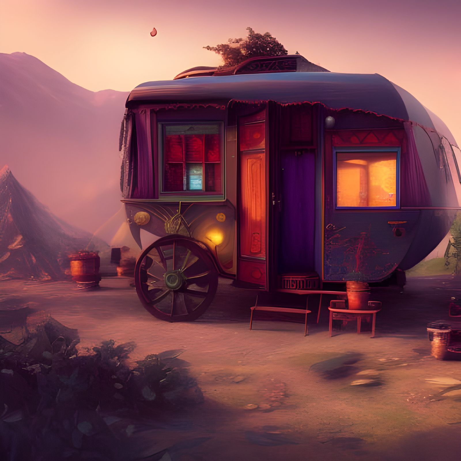 A beautiful caravan home  undefined