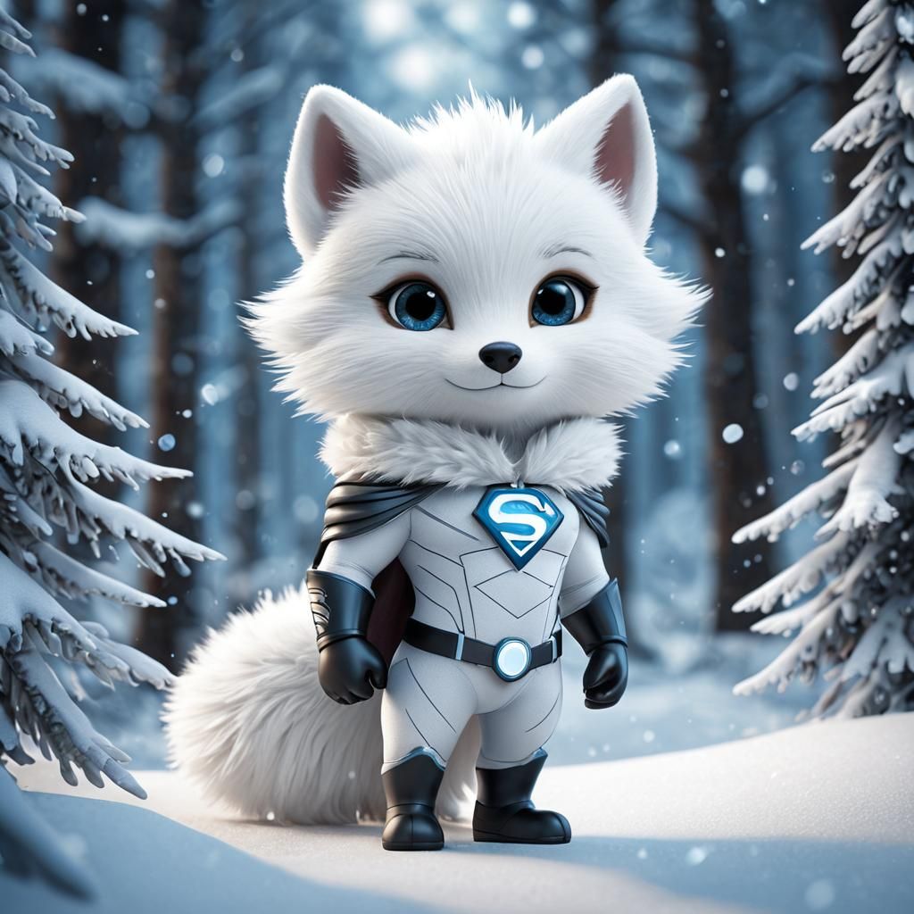 Snowy Sentinel - a Blizzard of Justice Outfoxing Evil  by @Krizza