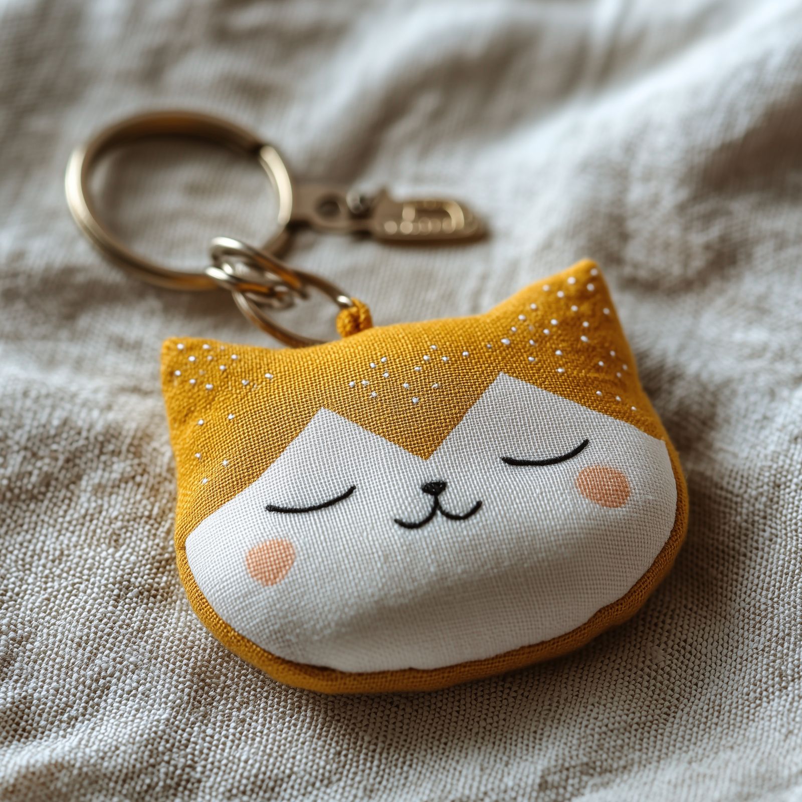 Cute Kitsune Keychain
