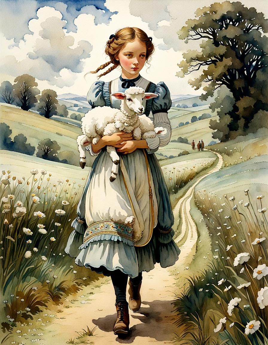 Mary Had a Little Lamb ...  by @MelanieL