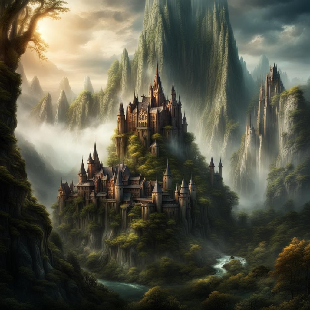 Elvish Utopia  by @Badvok