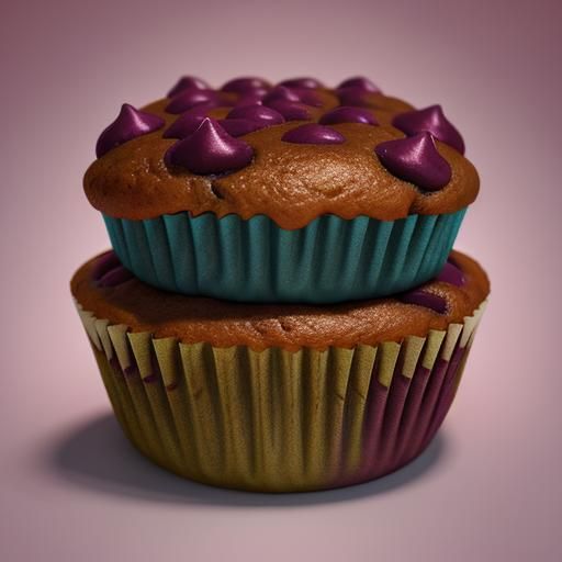 Red bean paste muffins.