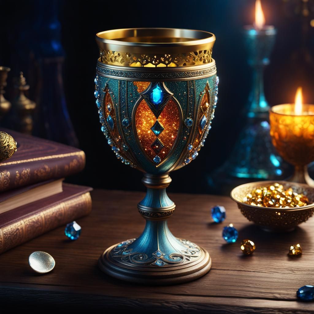 gemstone chalice cup  by @Cercis