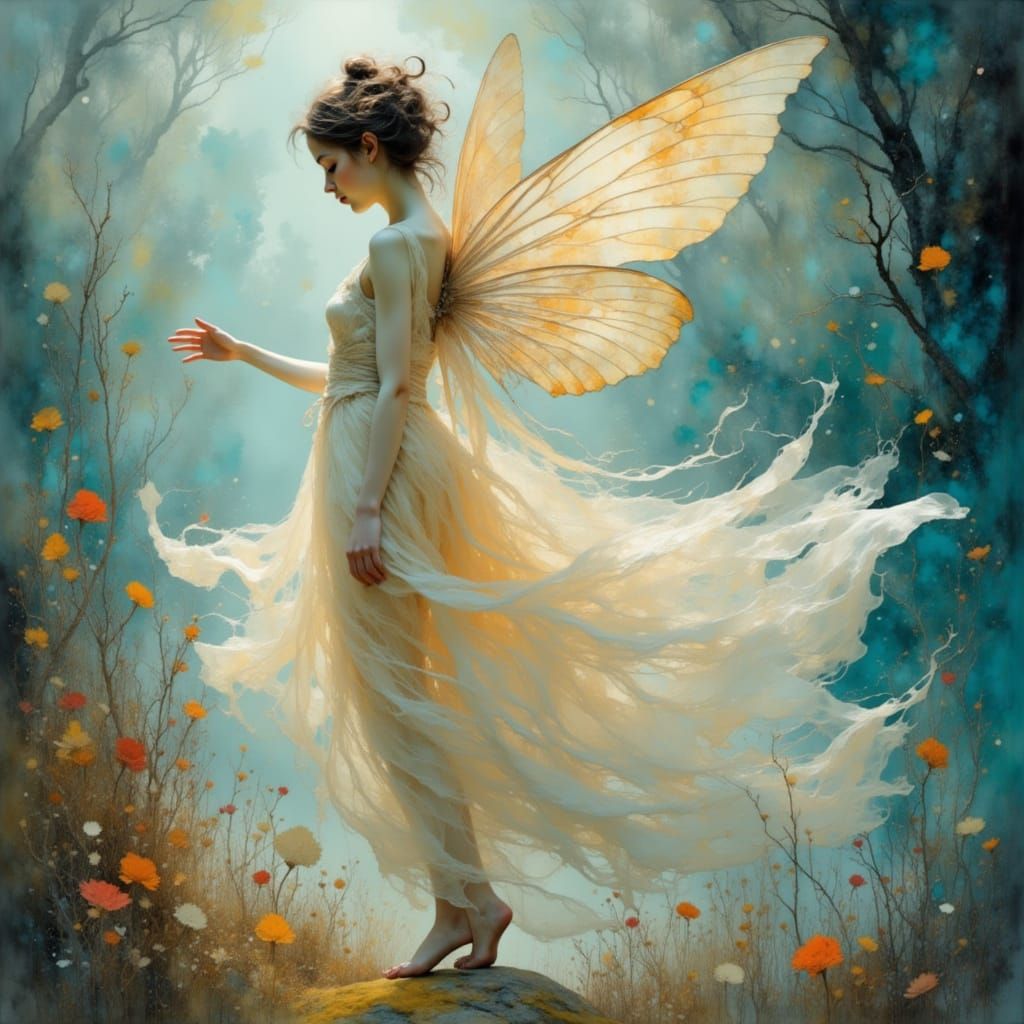 <lora:Dreamy:1.0> Fairy  by @Blackbird