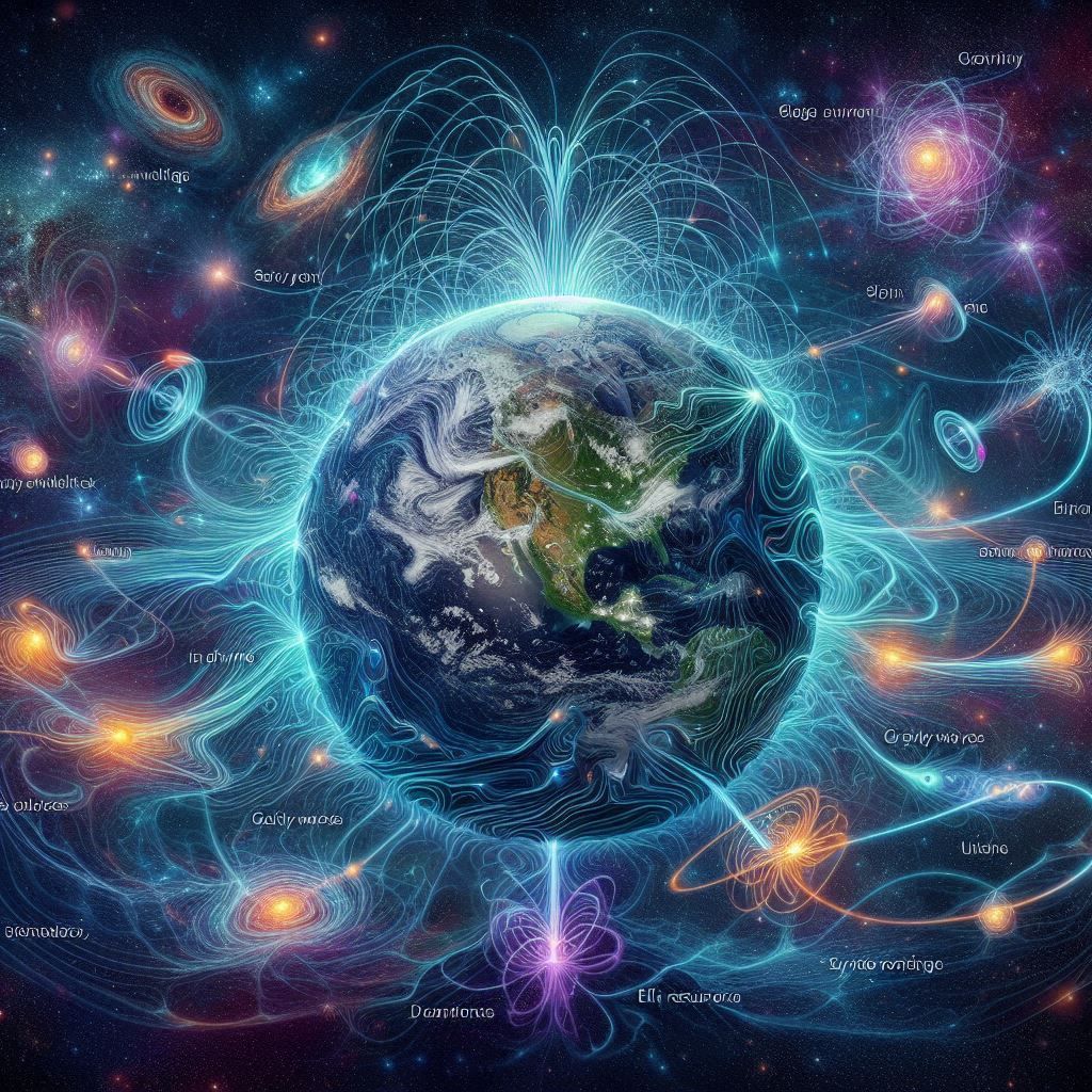 The Gaia Mind model conceptualizes Earth’s magnetosphere as ...