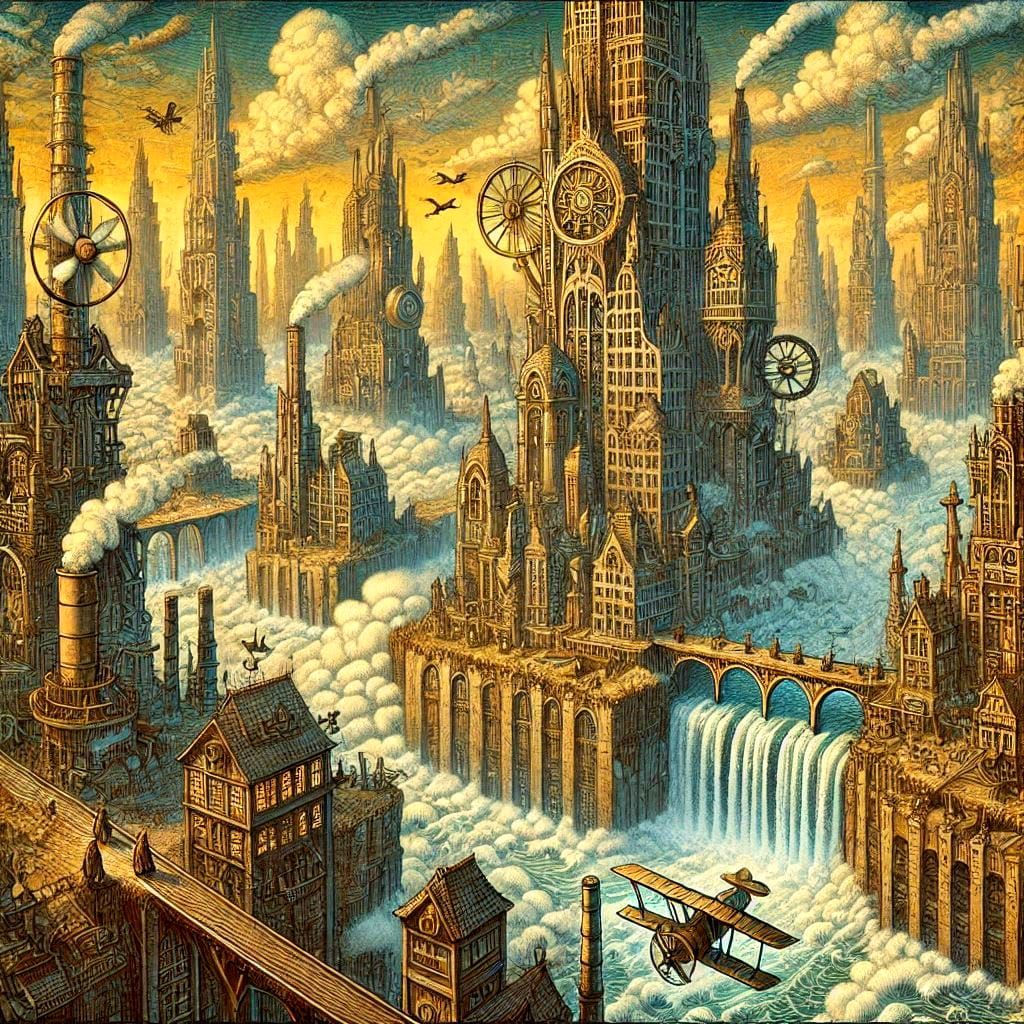 Steampunk Megalopolis