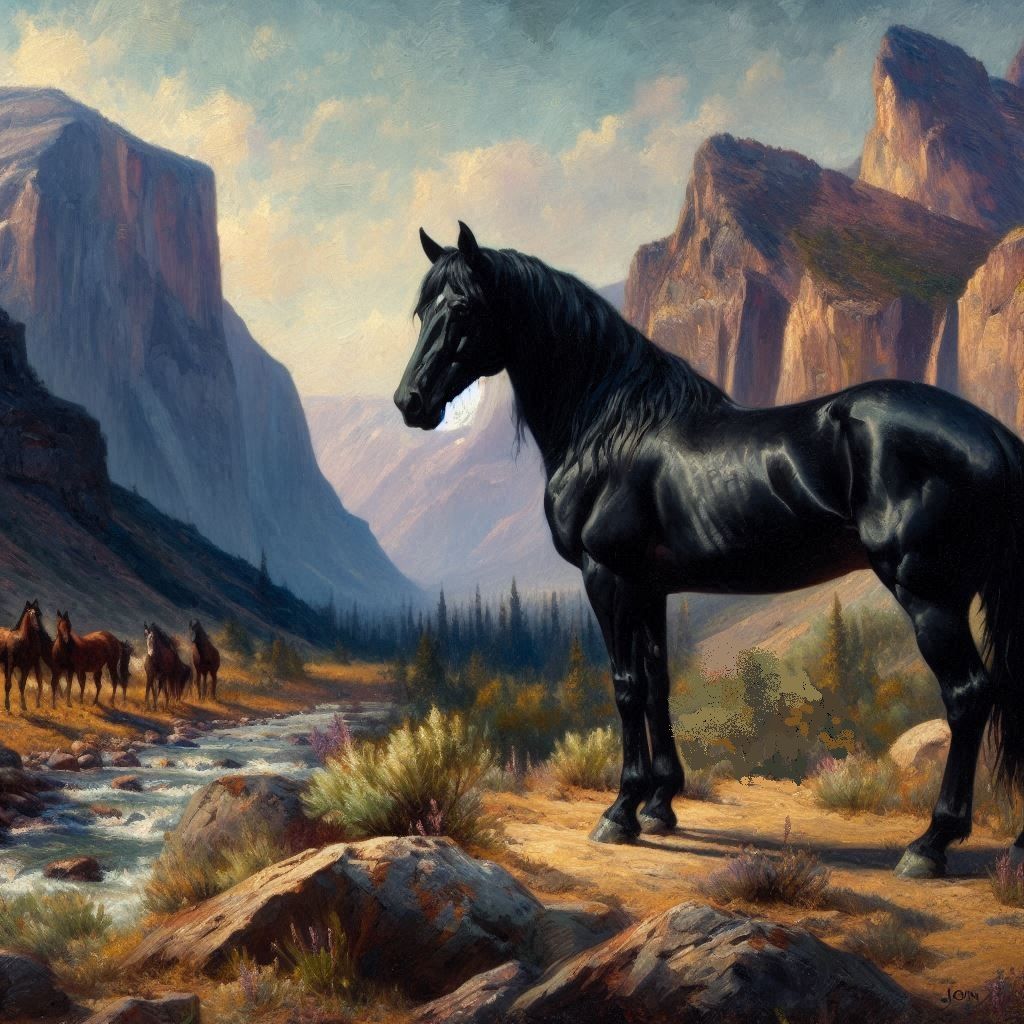 "Sultan" Wild Stallion of the Yellowstone