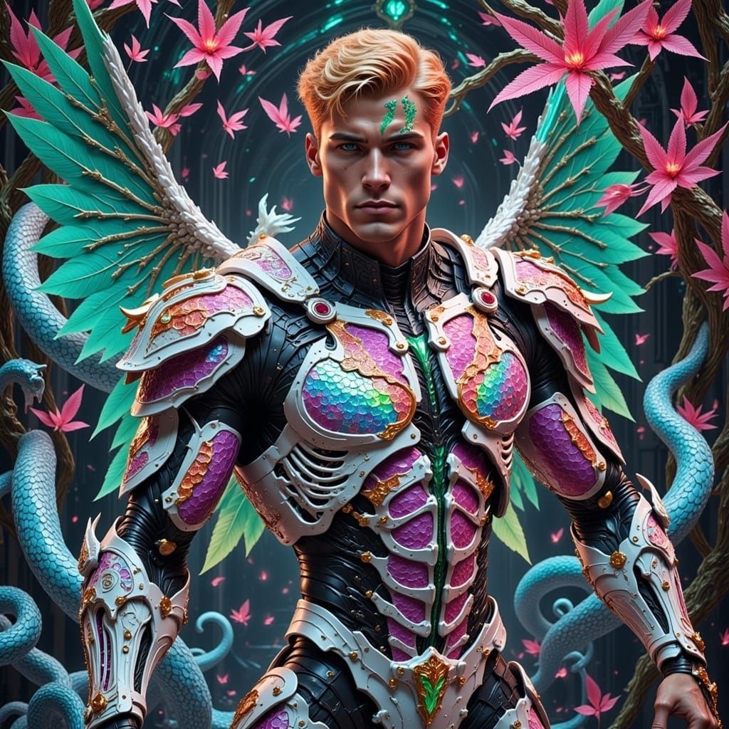 Egon schiele and John William Waterhouse; Maxfield Parrish and Ray Caesar. Minimalist. A beautiful highly detailed ornate Amazing full body...