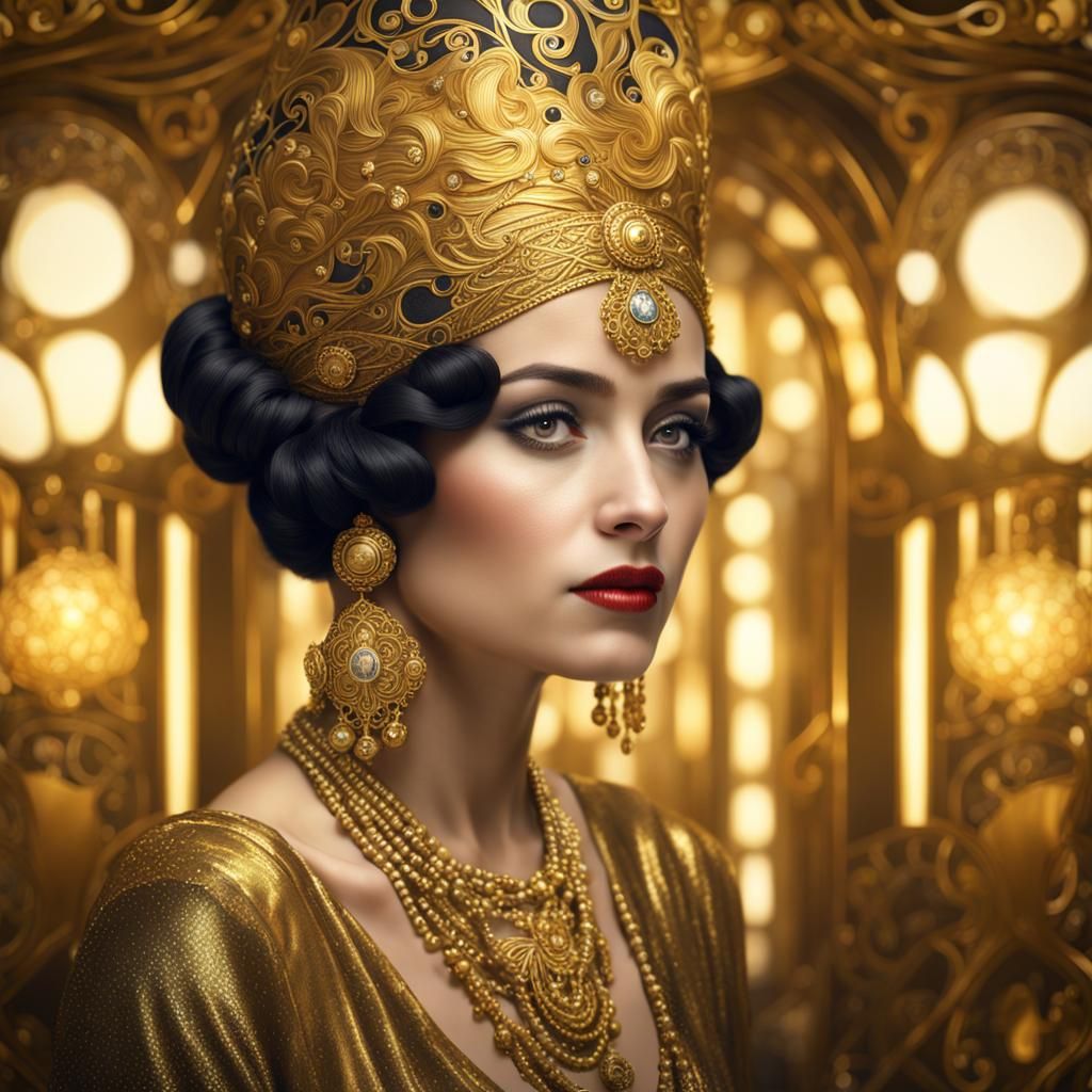 Golden lady