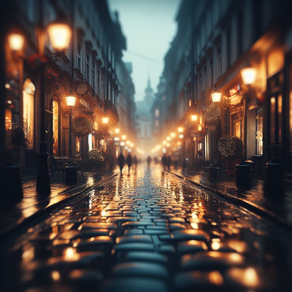 reflections in the water