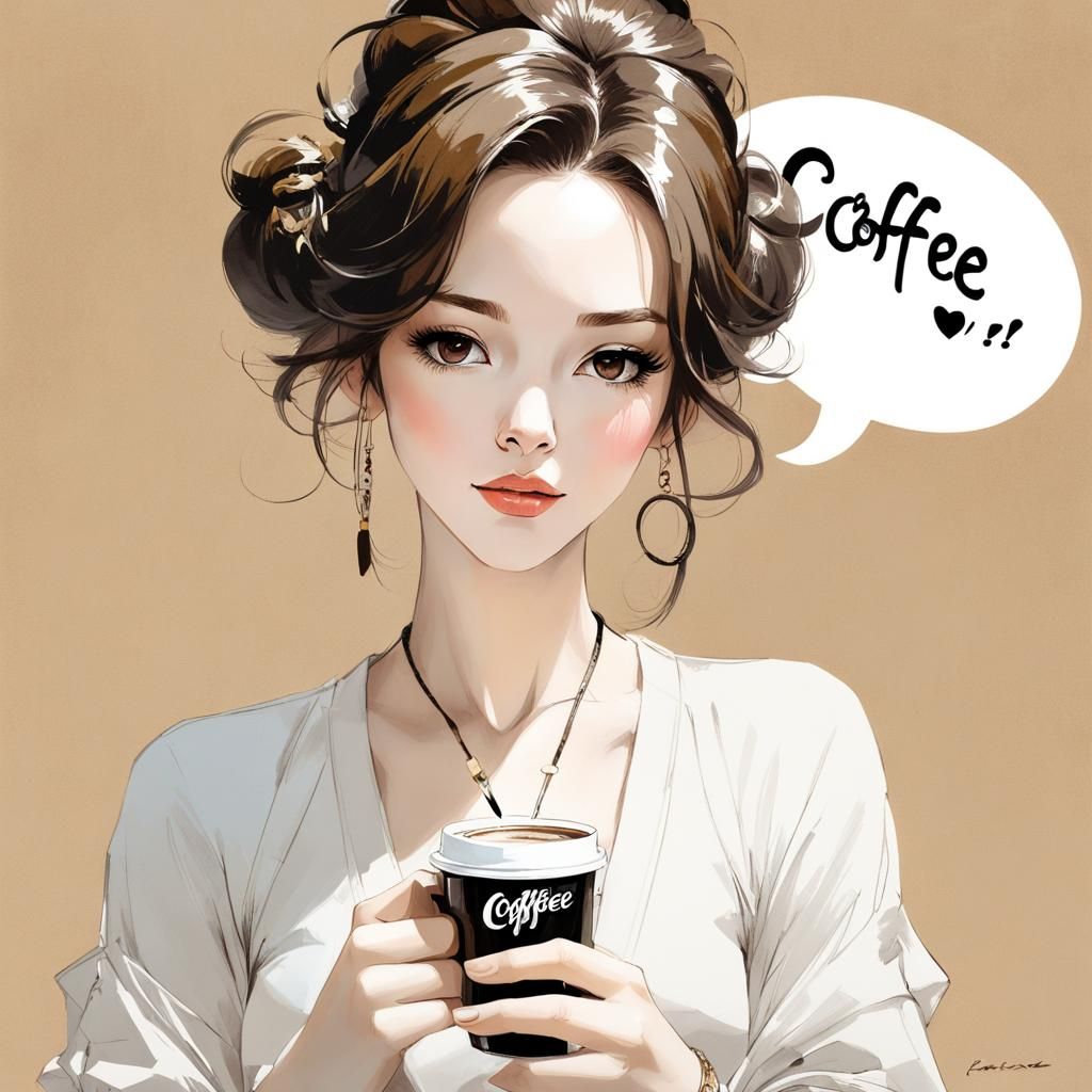 Coffee  by @1cheesepuff