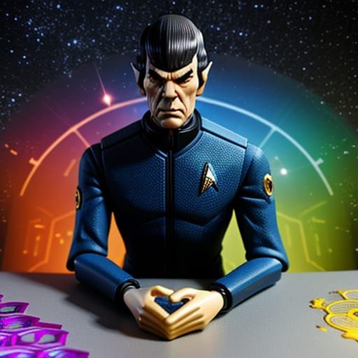 Neuroplastic action figure,  Spock Synesthesia