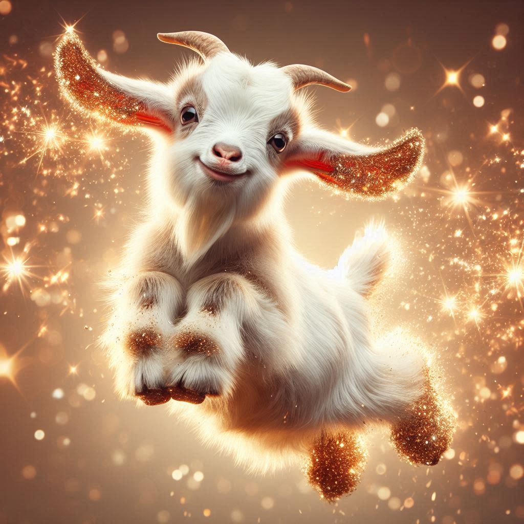 Happy goat