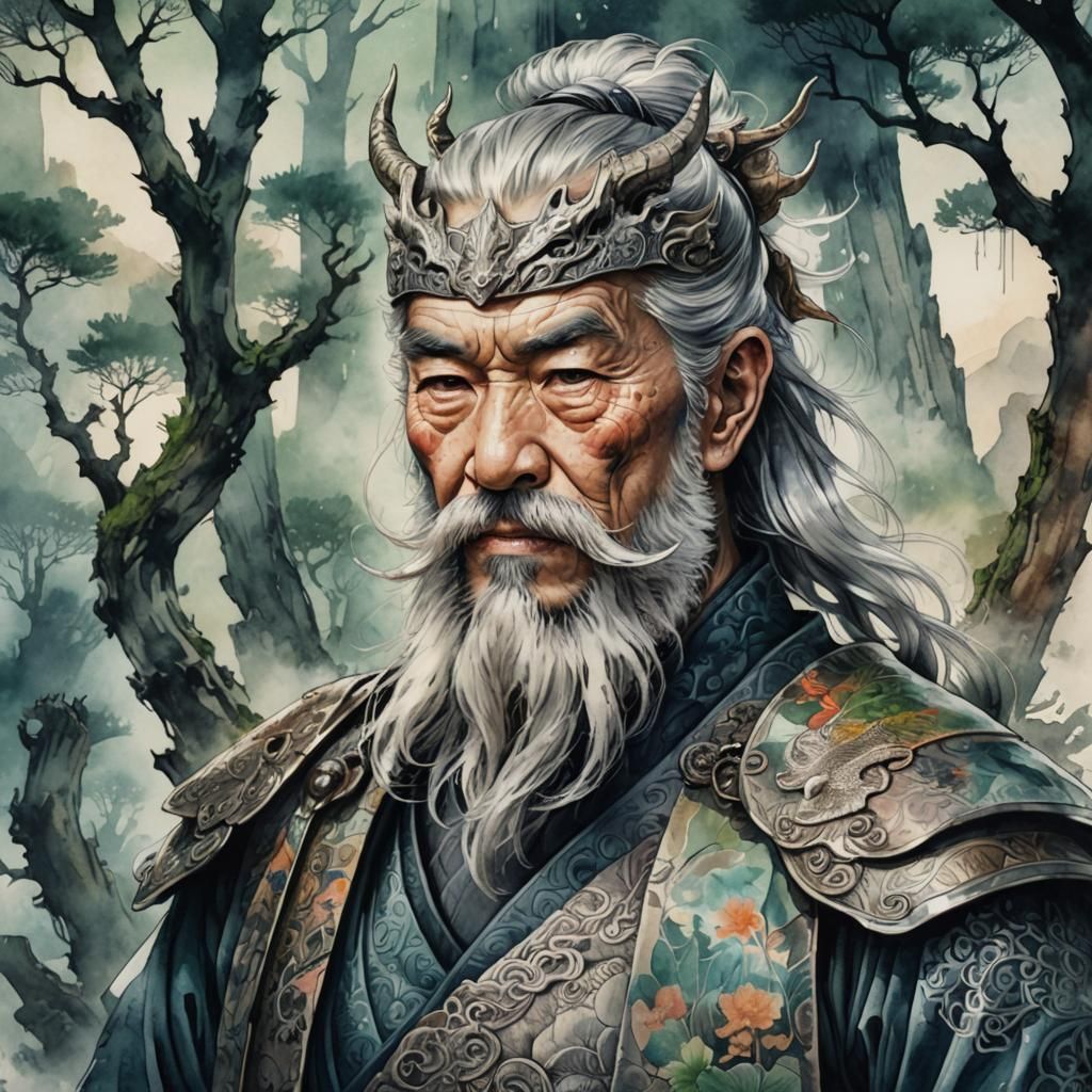 Dragon samurai