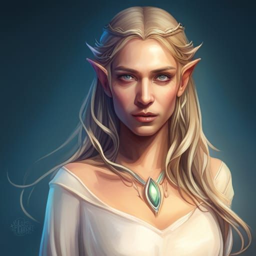 Galadriel - Ai Generated Artwork - Nightcafe Creator