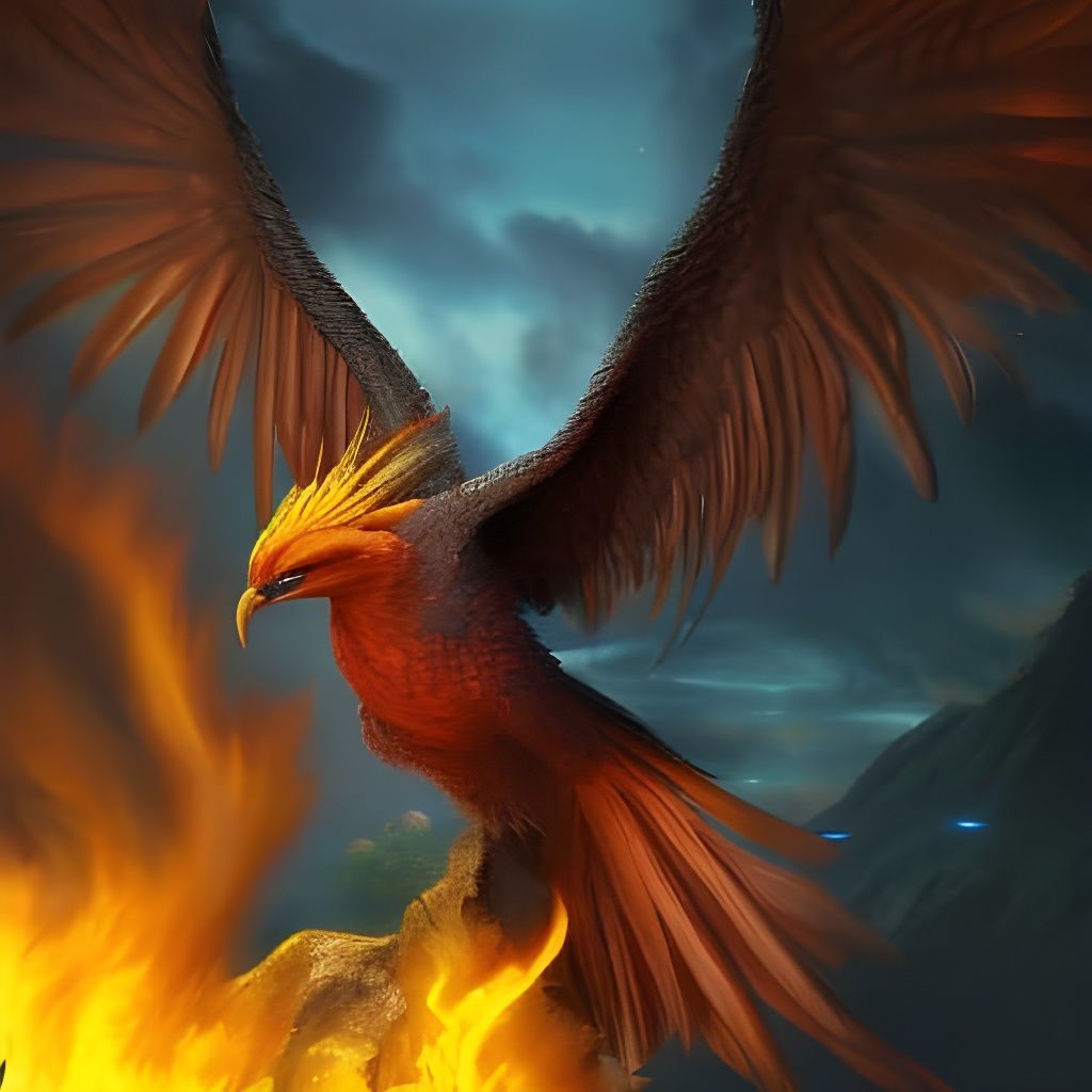 "Phoenix Reborn"  by @Digital Bandit