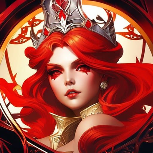 Blood Queen III - AI Generated Artwork - NightCafe Creator