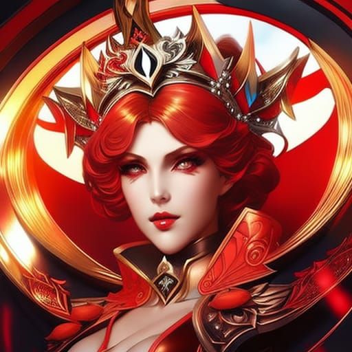 Blood Queen IV - AI Generated Artwork - NightCafe Creator