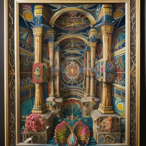 Art Deco, Hieroglyphics, Mayan, Calligraphy, Symbols, Abstra...