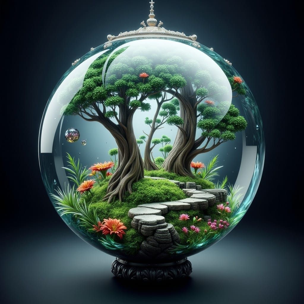 Glass orb