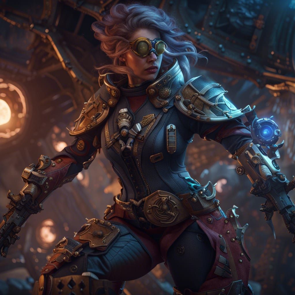 Female Space Pirate  by @Quibbles Chelle