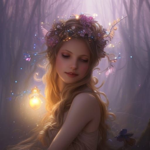 Fantasy dream land of fairies