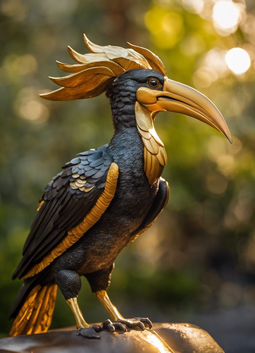 Magnificent bird idol
