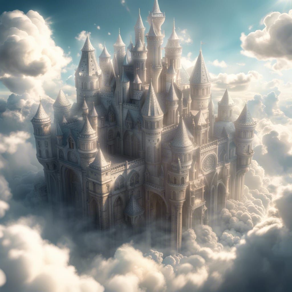 Castle of the clouds  by @Beep