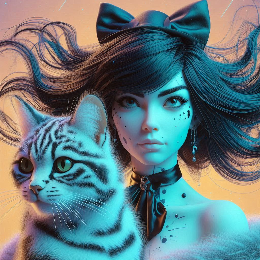 Girl n Cat