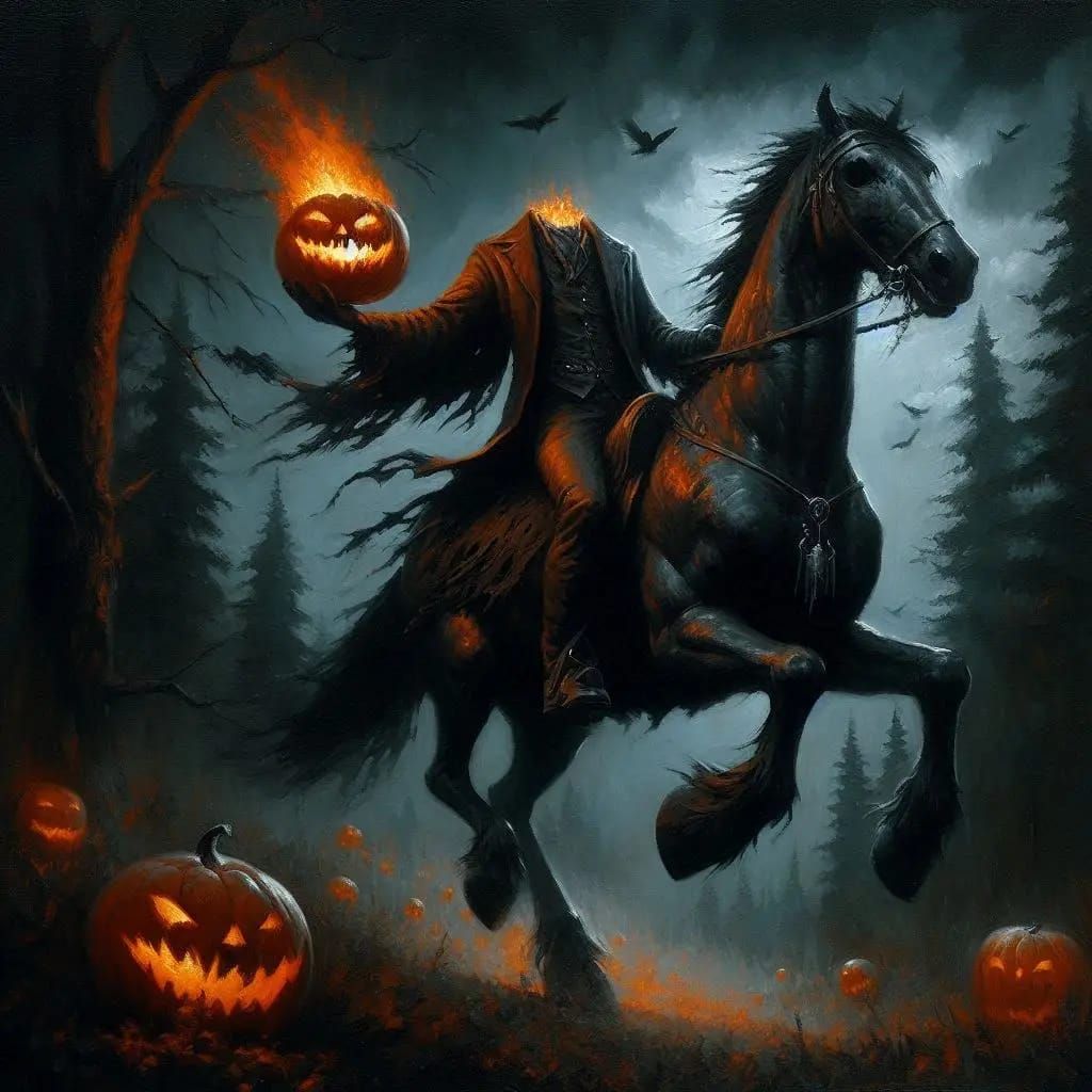 Headless Horseman  by @Matriximp