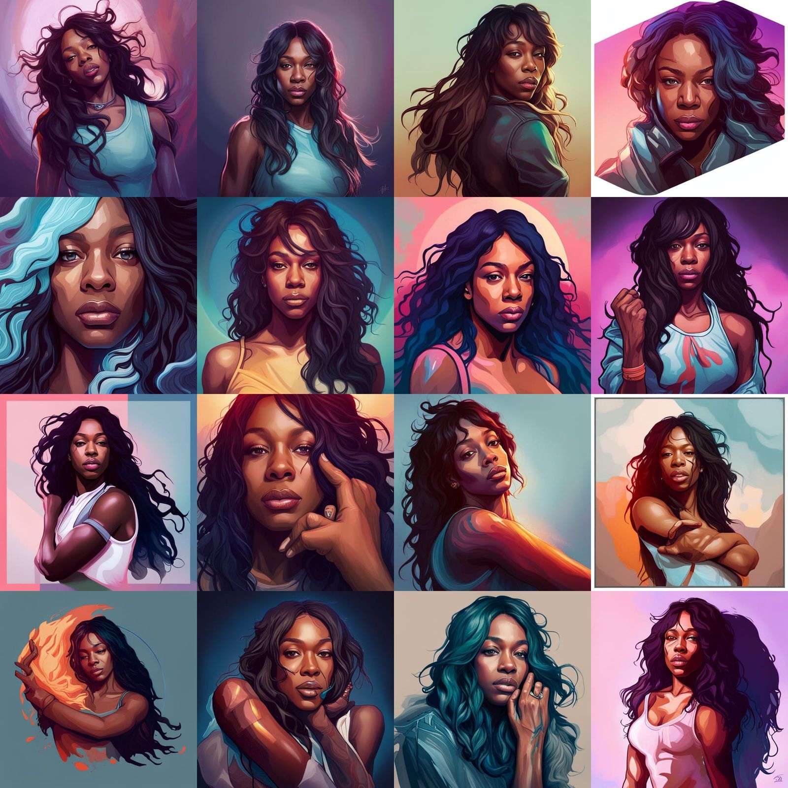 SZA, Travis Scott - Open Arms - AI Generated Artwork - NightCafe Creator