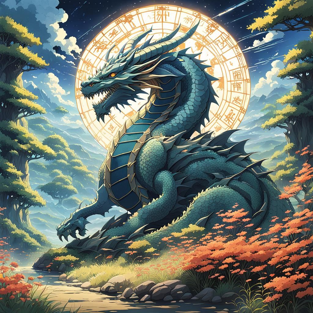 The astrological dragon of Scorpio