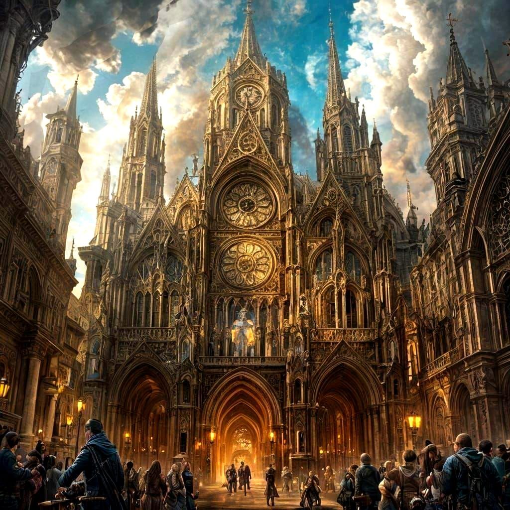 Gothic Cathedral  by @Chief_Runs-with-scissors