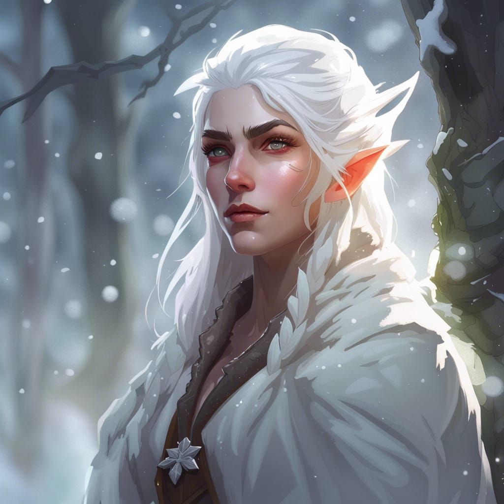 Snow Elf - AI Generated Artwork - NightCafe Creator