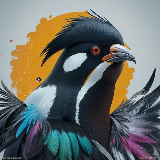 portrait of a penguin