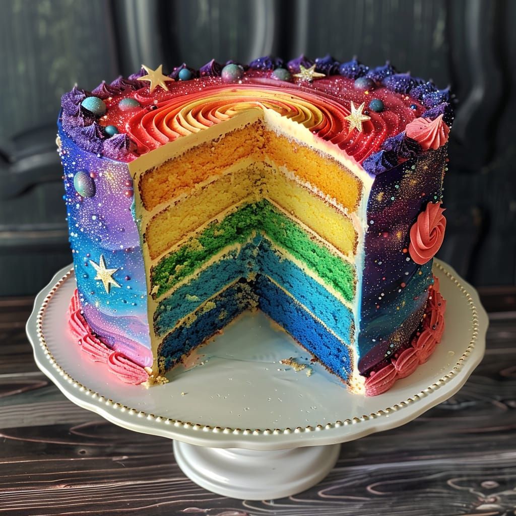 Rainbow Cake