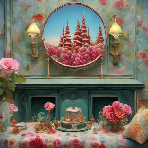 Exquisitely perfect rose <lora:3D Fractal Splash:1.0>