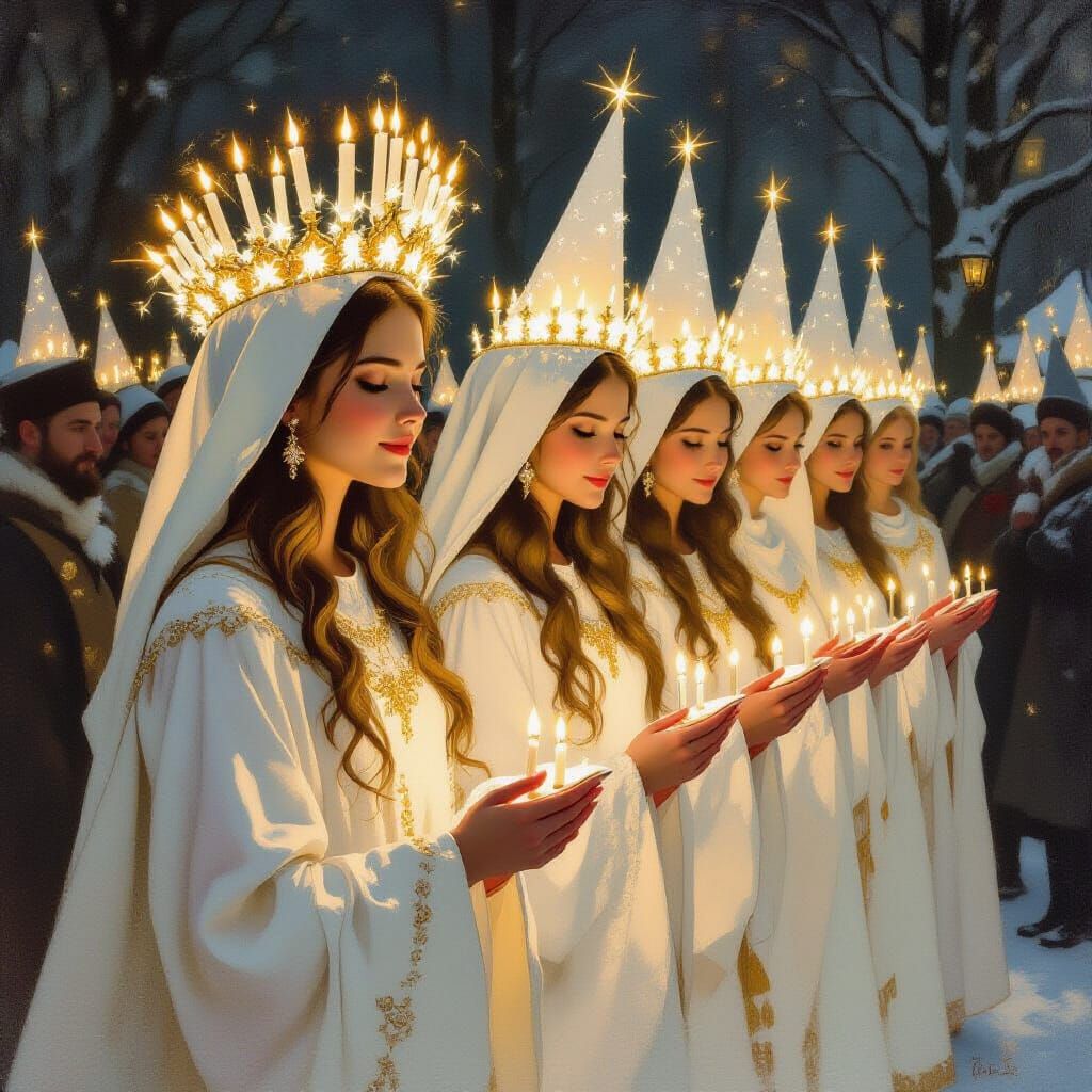  ``Adventljusstake'' & Swedish Saint Lucia  by @Warlock11