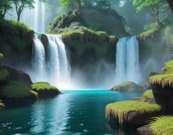 Waterfall  by @Marissa Montonera-Lombardi
