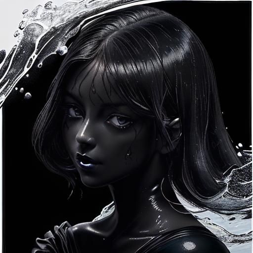 PORTRAIT A classic black ink, known for its permanence, wate...
