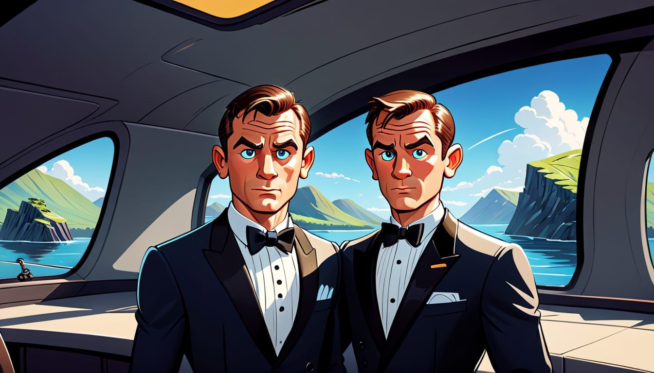 James Bond Junior Cartoon version series  by @Pirate Queen Jo 
