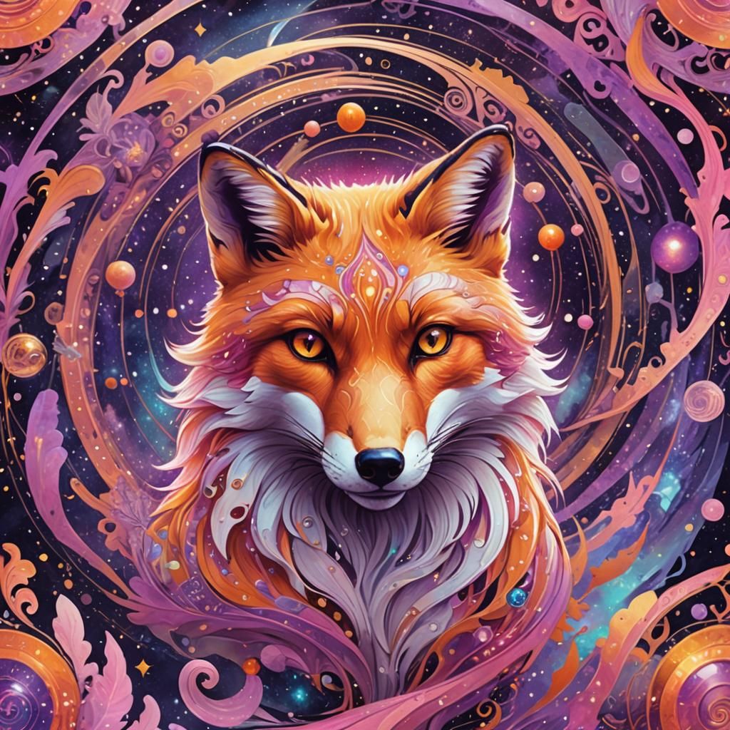 Magic fox AI Generated Artwork NightCafe Creator