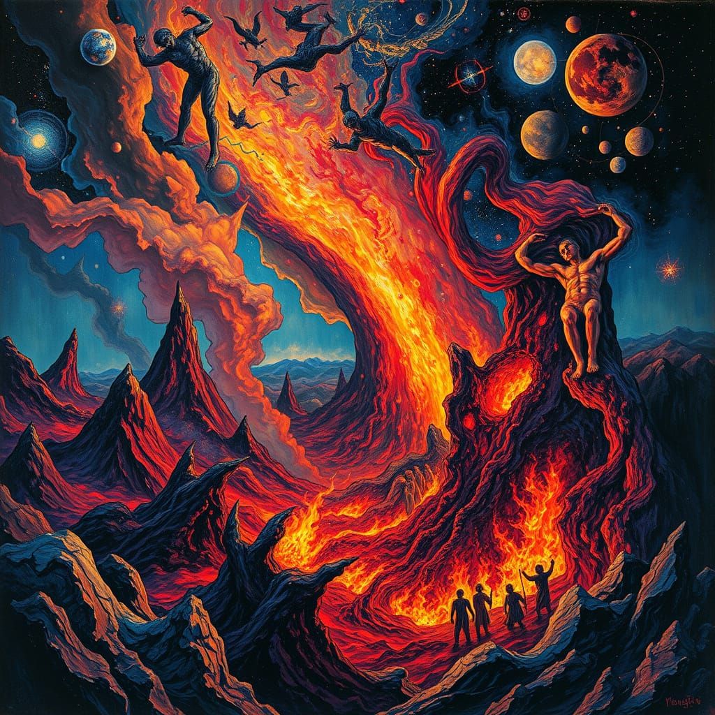 Cosmic Holographic Hellscape of Eternal Suffering